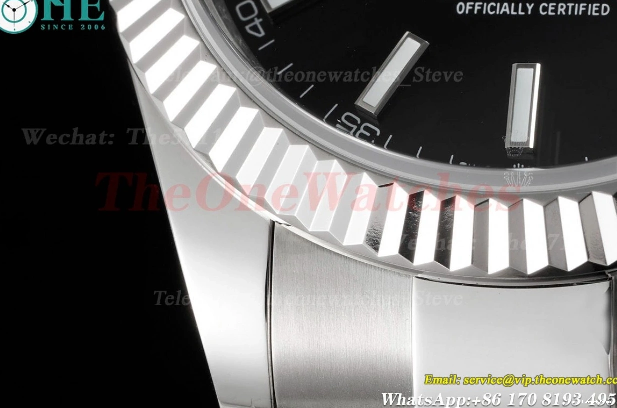 VR3235 126334 Oyster SS GMF 41mm Datejust SS Black 0405